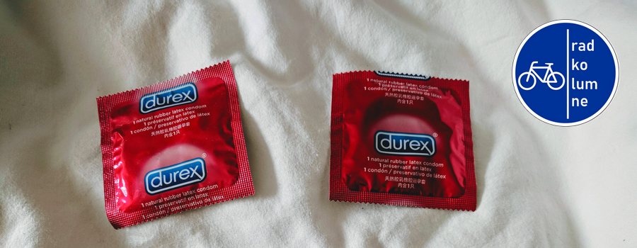 Kondome als Symbol für Verkehr