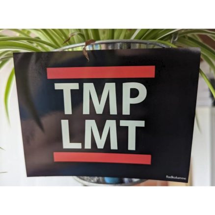 Magnet mit Aufschrift TMP LMT für Tempolimit